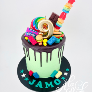 Chocolate Drip Birthday Cake